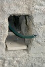 New Hole Created To Allow Chimney To Be Blocked Off Without Removing Kitchen